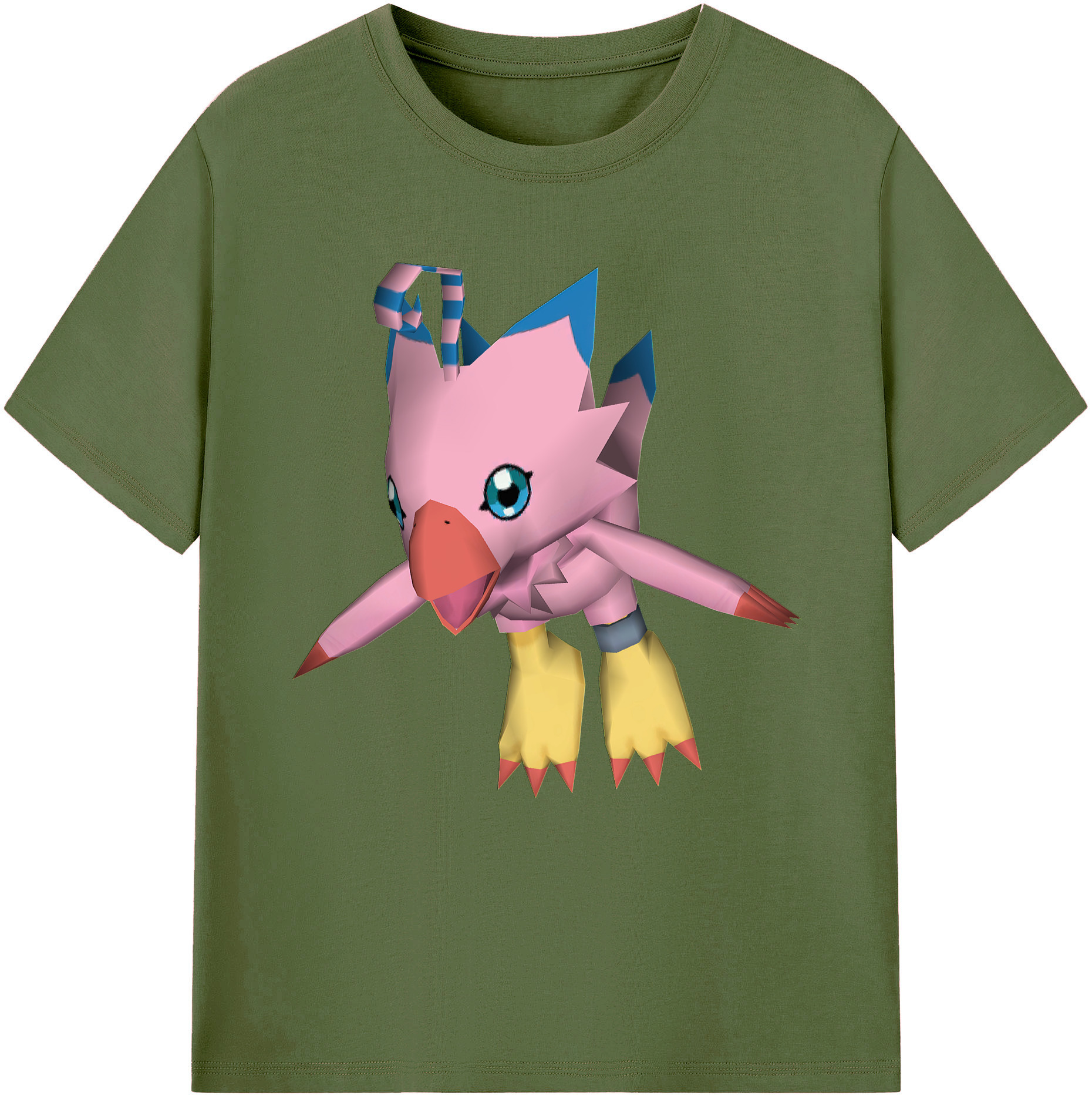 （画像用） Digimon デジタルモンスター/デジモン 綿100％半袖Tシャツ（フロントプリント）